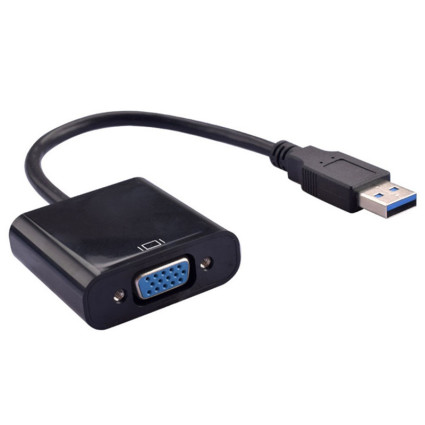 Adapter USB 3.0 (M) - VGA (F) crni E-GREEN - 1