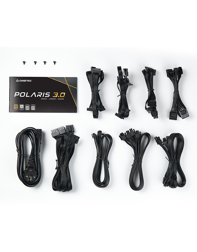 PPS-1250FC-A3 1250W POLARIS 3.0 80Plus Gold modularno napajanje 5Y CHIEFTEC - 1