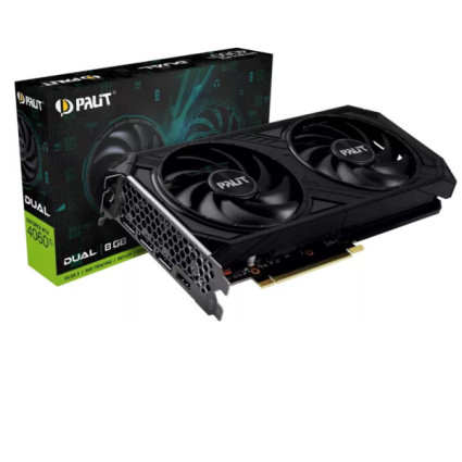 SVGA Palit Geforce RTX4060Ti Dual 8GB GDDR6 128bit, NE6406T019P1-1060D  - 1