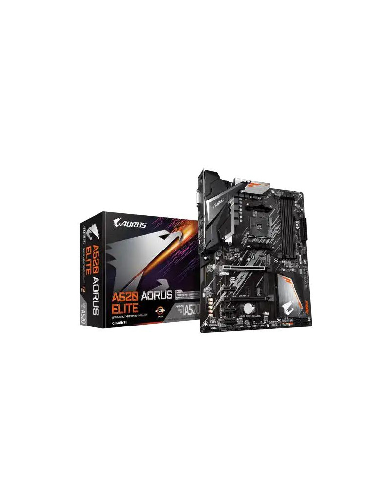 Matična ploča AM4 Gigabyte A520 AORUS ELITE DVI/HDMI/M-2  - 1