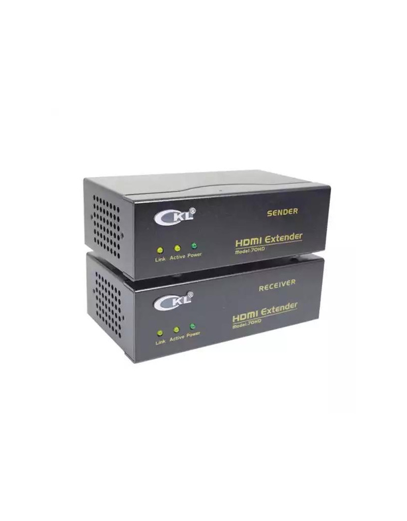  HDMI na UTP extender do 70m preko kat- 5e kabla, FullHD 1080p, 3D i 4Kx2K, HDCP---  - 1