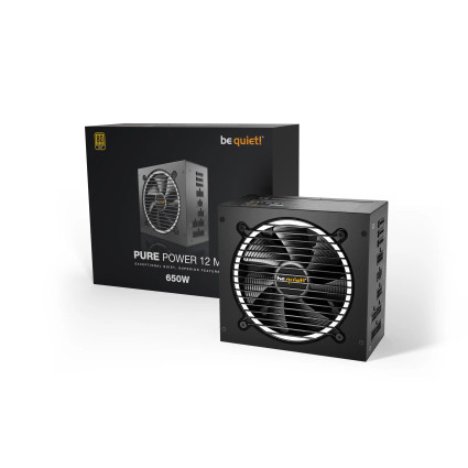 Napajanje Be Quiet Pure Power 12M 650W Gold  BN342 Modularno ATX3-0  - 1