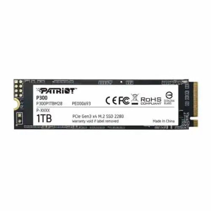 SSD M-2 NVMe 1TB Patriot P300 2100MBs/1650MBs P300P1TBM28  - 1