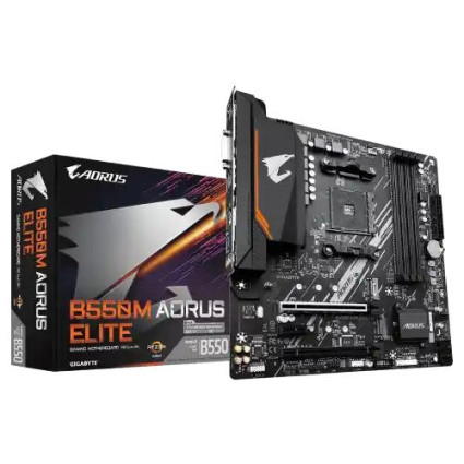 Matična ploča AM4 Gigabyte B550M AORUS ELITE rev- 1-1 HDMI/DVI/M-2  - 1