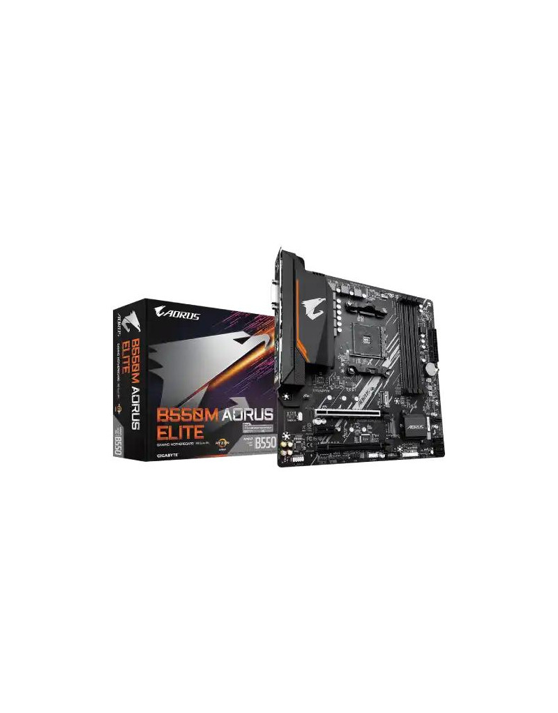 Matična ploča AM4 Gigabyte B550M AORUS ELITE rev- 1-1 HDMI/DVI/M-2  - 1