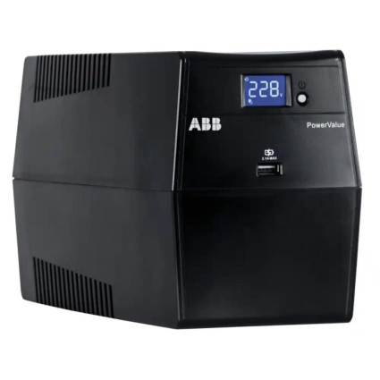  UPS ABB PowerValue 11LI Up 1000VA 600W/Simulated Sine Wave/6 x IEC 320 C13 USB i---  - 1