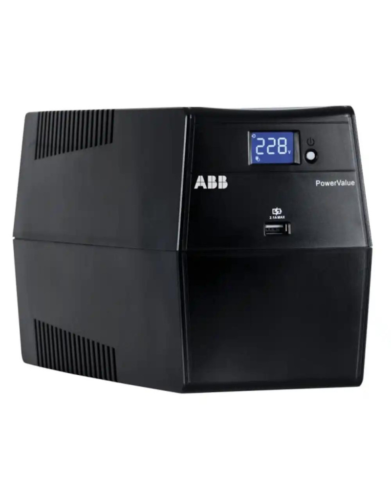  UPS ABB PowerValue 11LI Up 1000VA 600W/Simulated Sine Wave/6 x IEC 320 C13 USB i---  - 1