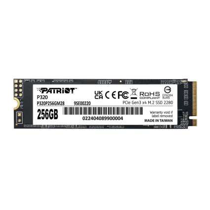 SSD M-2 NVMe 256GB Patriot P320 2200MBs/1200MBs P320P256GM28  - 1