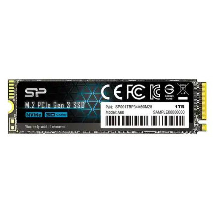 SSD M-2 NVME 1TB Silicon Power SP001TBP34A60M28 2200MBs/1600MBs  - 1