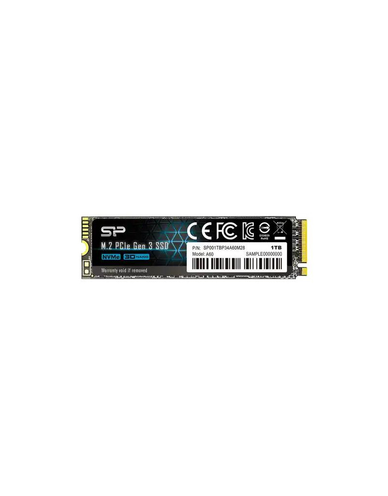 SSD M-2 NVME 1TB Silicon Power SP001TBP34A60M28 2200MBs/1600MBs  - 1