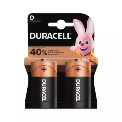 Baterija Duracell Basic LR20 D -pak 2 kom-, nepunjiva  - 1