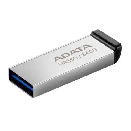 USB Flash 64 GB AData3-2 Gen 1 UR350-64G-RSR/BK  - 1