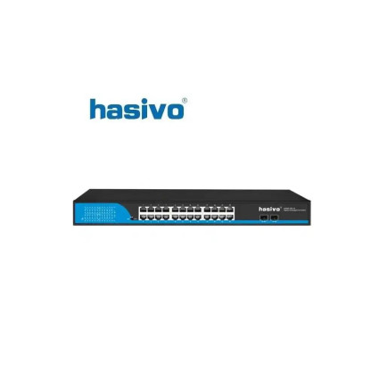  Svič 10/100/1000 24 port Hasivo S5800P-24G-2S-400W PoE++ + 2 SFP 802-3af/at/bt ---  - 1