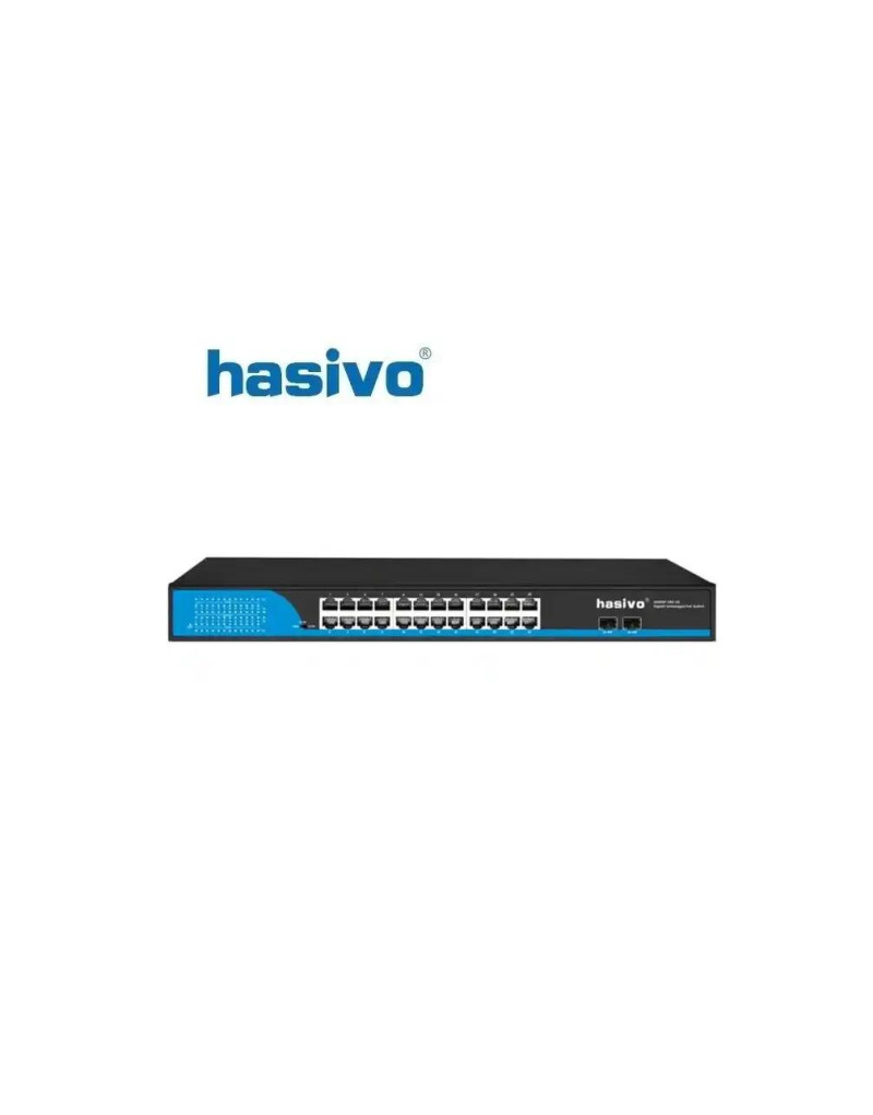  Svič 10/100/1000 24 port Hasivo S5800P-24G-2S-400W PoE++ + 2 SFP 802-3af/at/bt ---  - 1