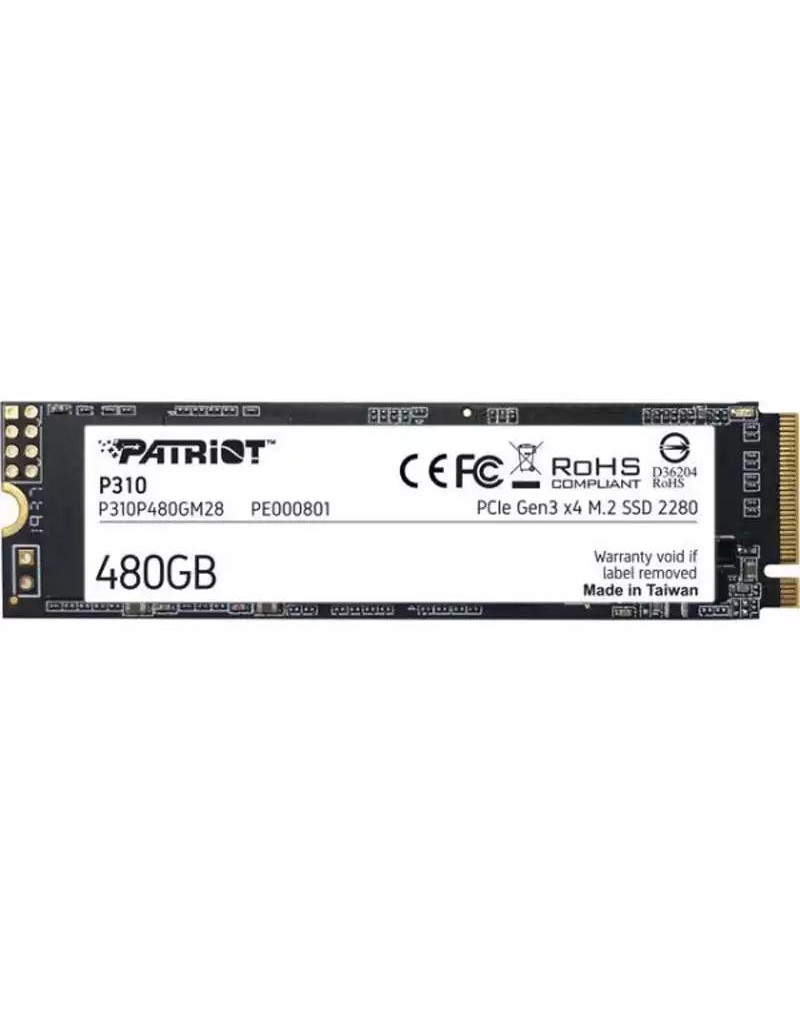 SSD M-2 NVMe 480GB Patriot P310 1700MBs/1500MBs P310P480GM28  - 1