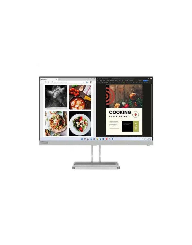 Monitor 23-8 Lenovo L24i-40 67A8KAC3EU 1920x1080/Full HD/IPS/4ms/100Hz/HDMI/VGA  - 1