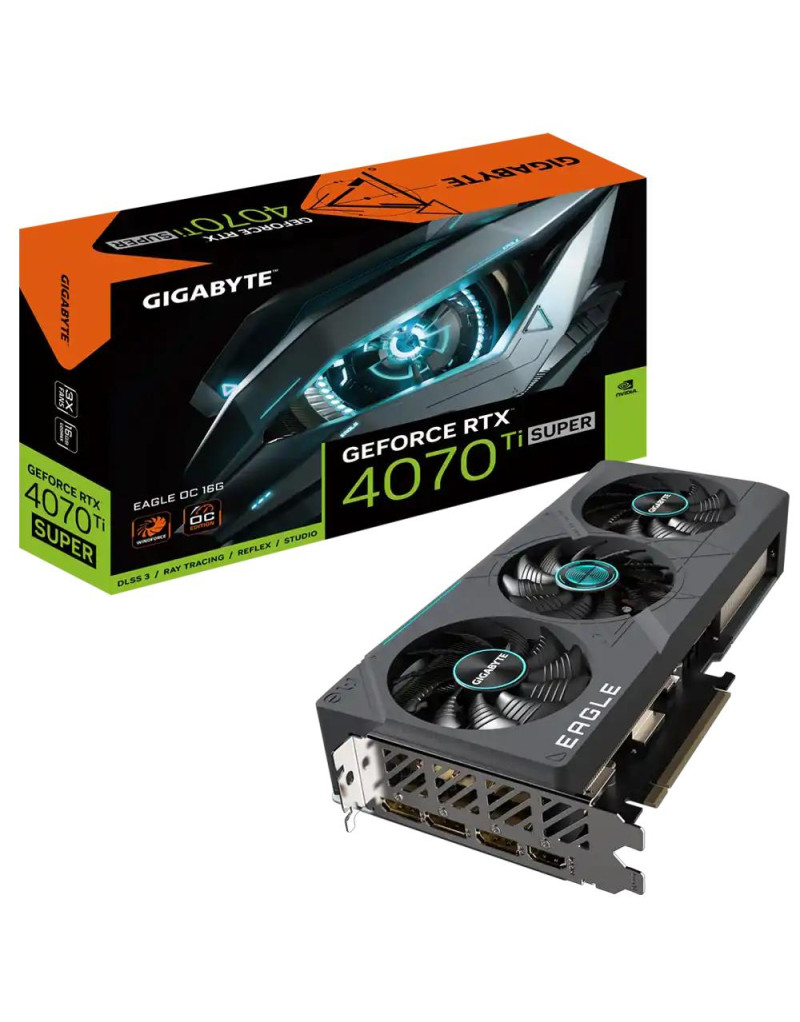  Grafička karta Gigabyte GeForce RTX 4070 Ti Super GV-N407TSEAGLE OC-16GD 16GB---  - 1