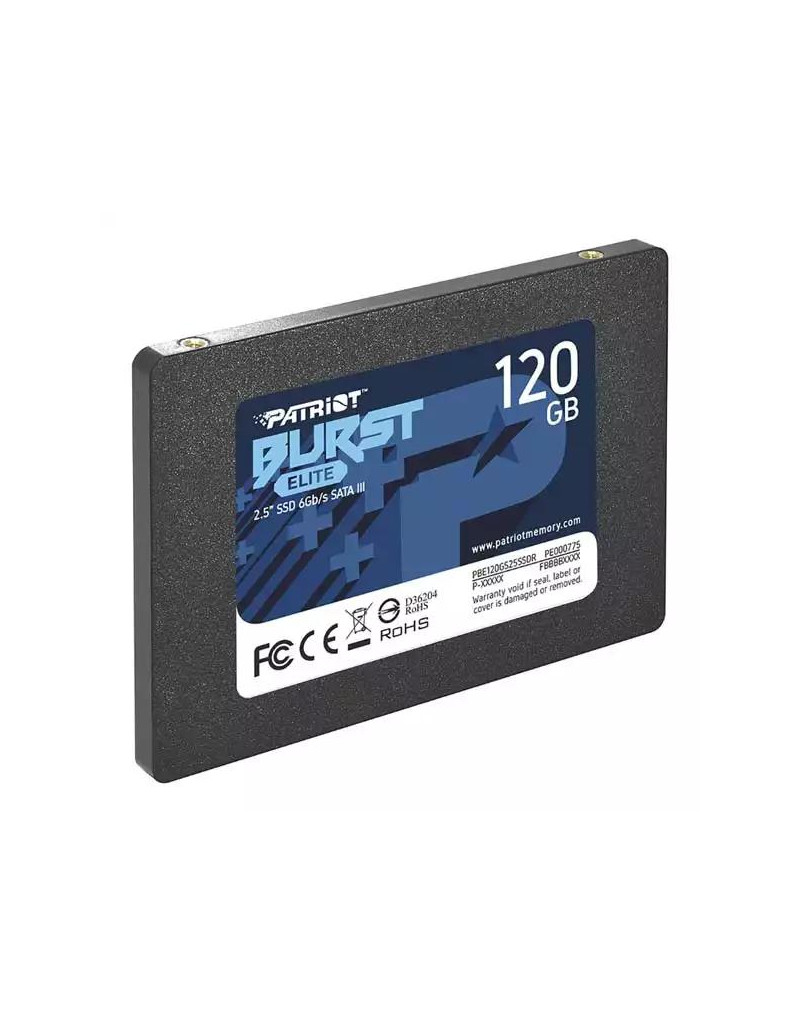 SSD 2-5 SATA3 6Gb/s 120GB Patriot Burst Elite 450MBs/320MBs PBE120GS25SSDR  - 1