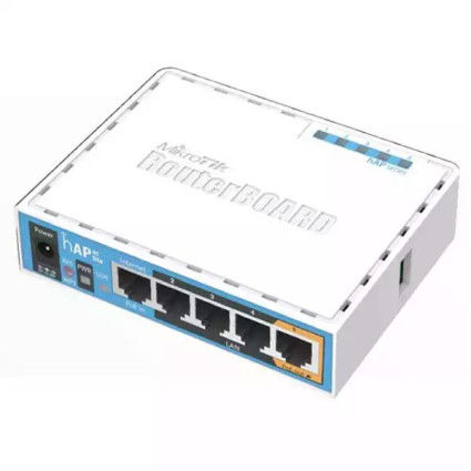  MikroTik hAP ac lite WiFi - 3G / LTE AC750Mb/s High Power 200mW dual band 2-4 ----  - 1