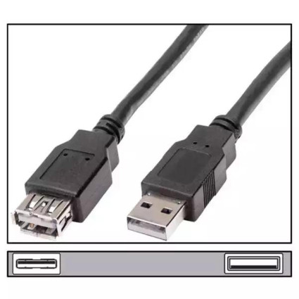 Kabl USB A-M/A-F 1-8m produžni Linkom  - 1