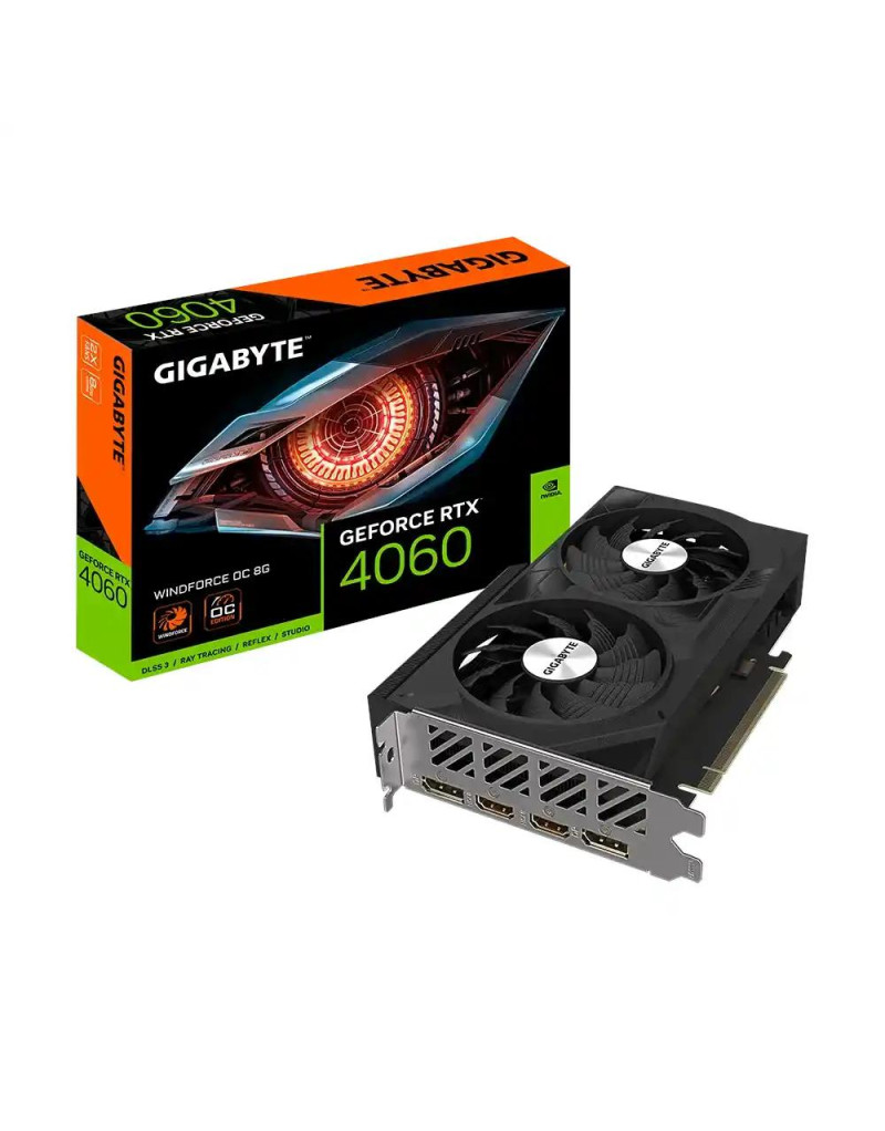  Grafička karta Gigabyte GeForce RTX 4060 GV-N4060WF2OC-8GD 8GB 128bit---  - 1