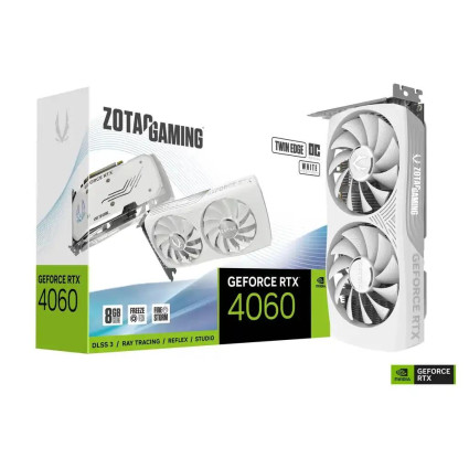  Grafička karta Zotac GAMING GeForce RTX 4060 Twin Edge OC White Edition 8GB---  - 1