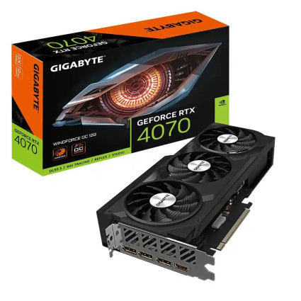  Grafička karta Gigabyte GeForce RTX 4070 GV-N4070WF3OC-12GD 12GB  192bit ---  - 1