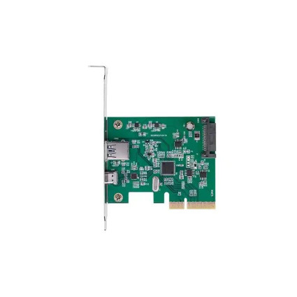 PCI-e kartica USB 3-1 Tip-A+USB-C E-Green  - 1