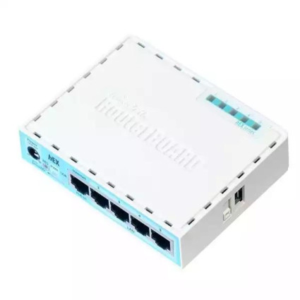  MikroTik RB750Gr3 hEX ruter sa 5 x Gigabit LAN / WAN portova 10/100/1000Mb/s,---  - 1