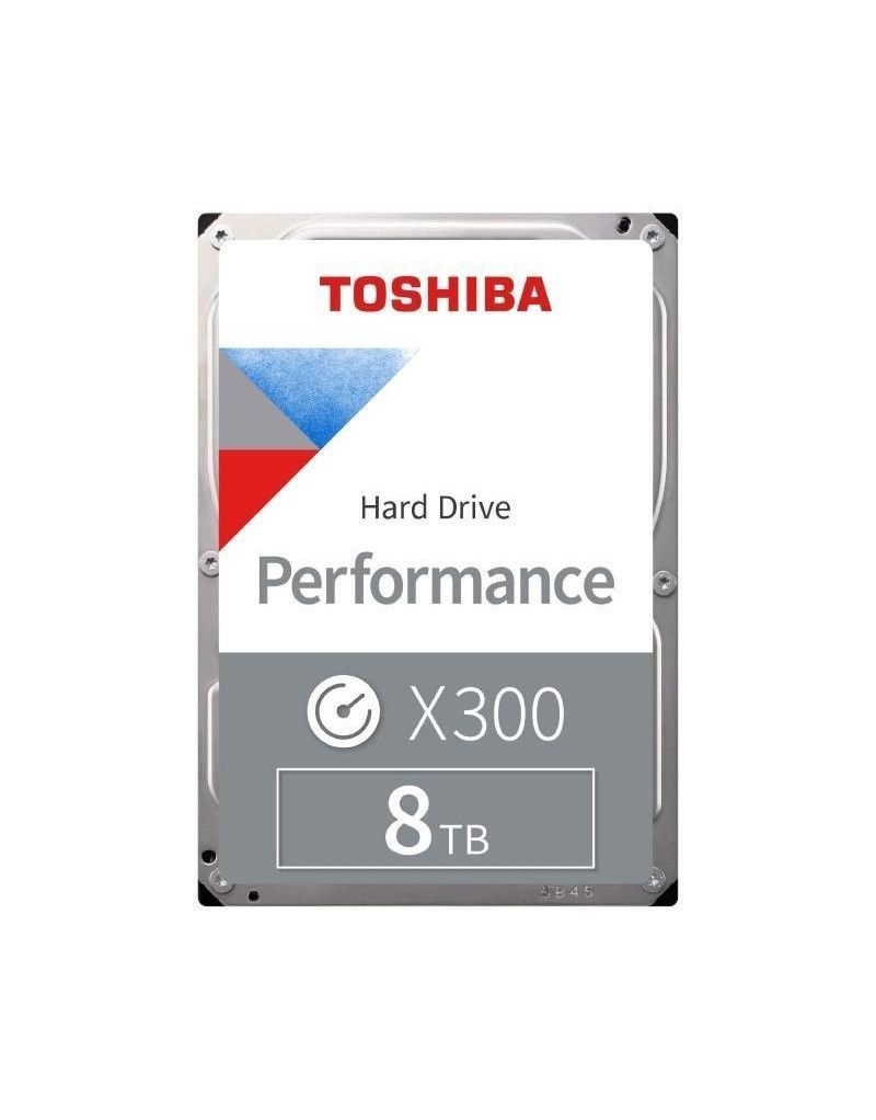 8TB 3.5" SATA III 256MB 7.200rpm HDWR180XZSTA X300 series TOSHIBA - 1