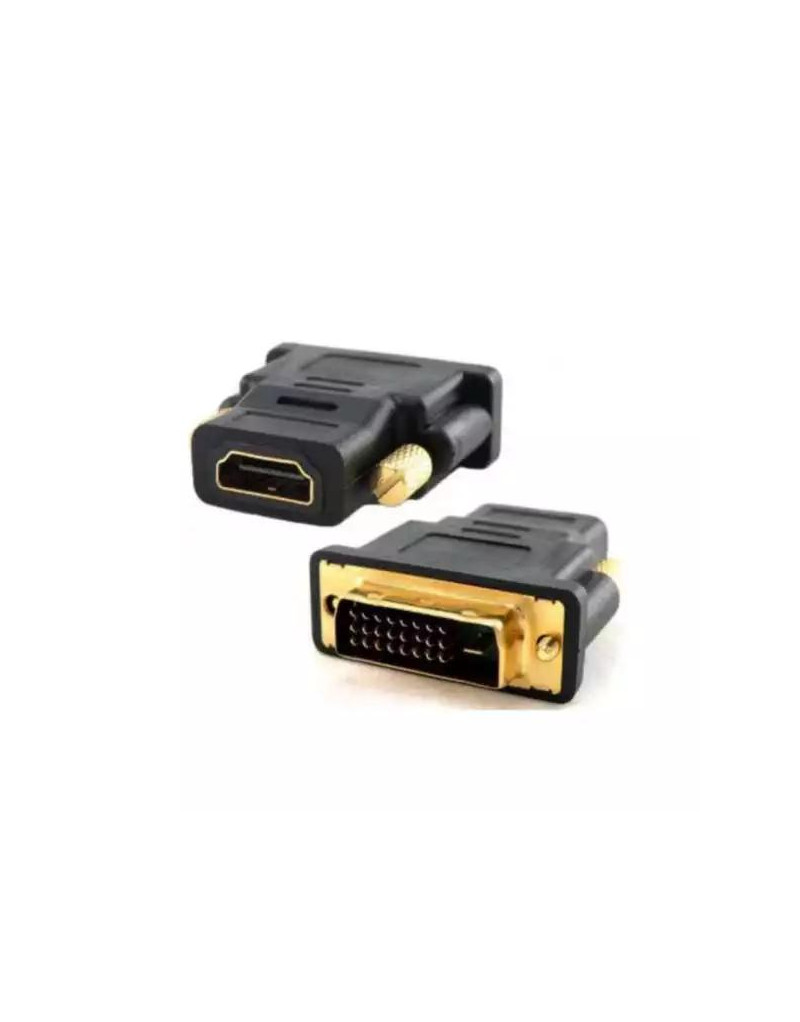 Adapter Linkom DVI -24+1- na HDMI -m/ž- crni  - 1