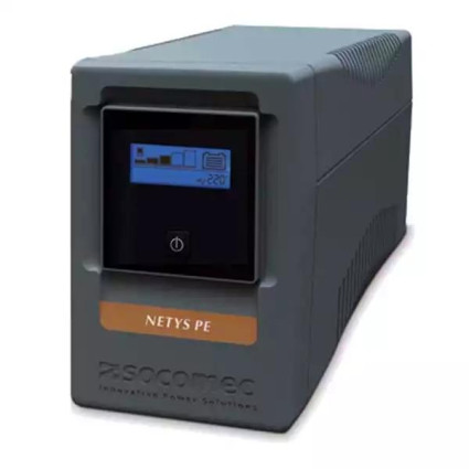  UPS Socomec NeTYS PE 1500VA/900W 230V 50/60Hz AVR, Step wave, LCD displej, RJ45,---  - 1