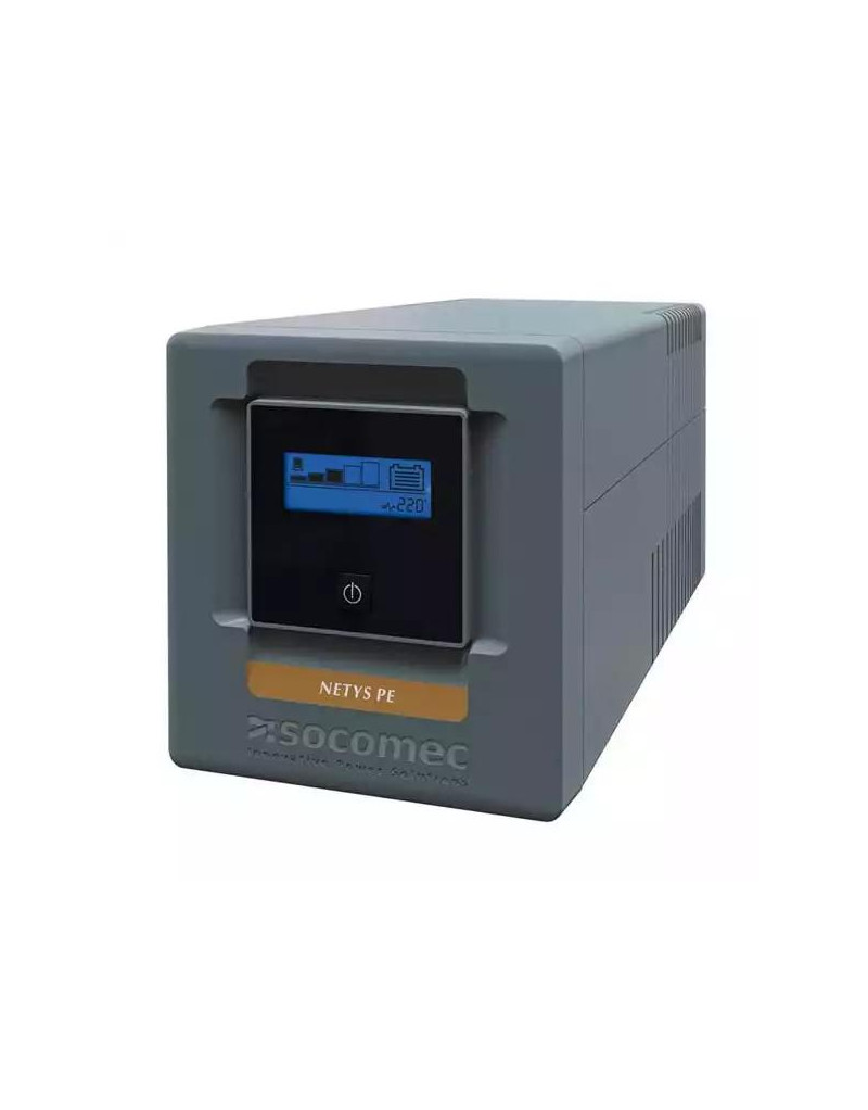  UPS Socomec NeTYS PE 1000VA/600W 230V 50/60Hz AVR, Step wave, LCD displej,---  - 1