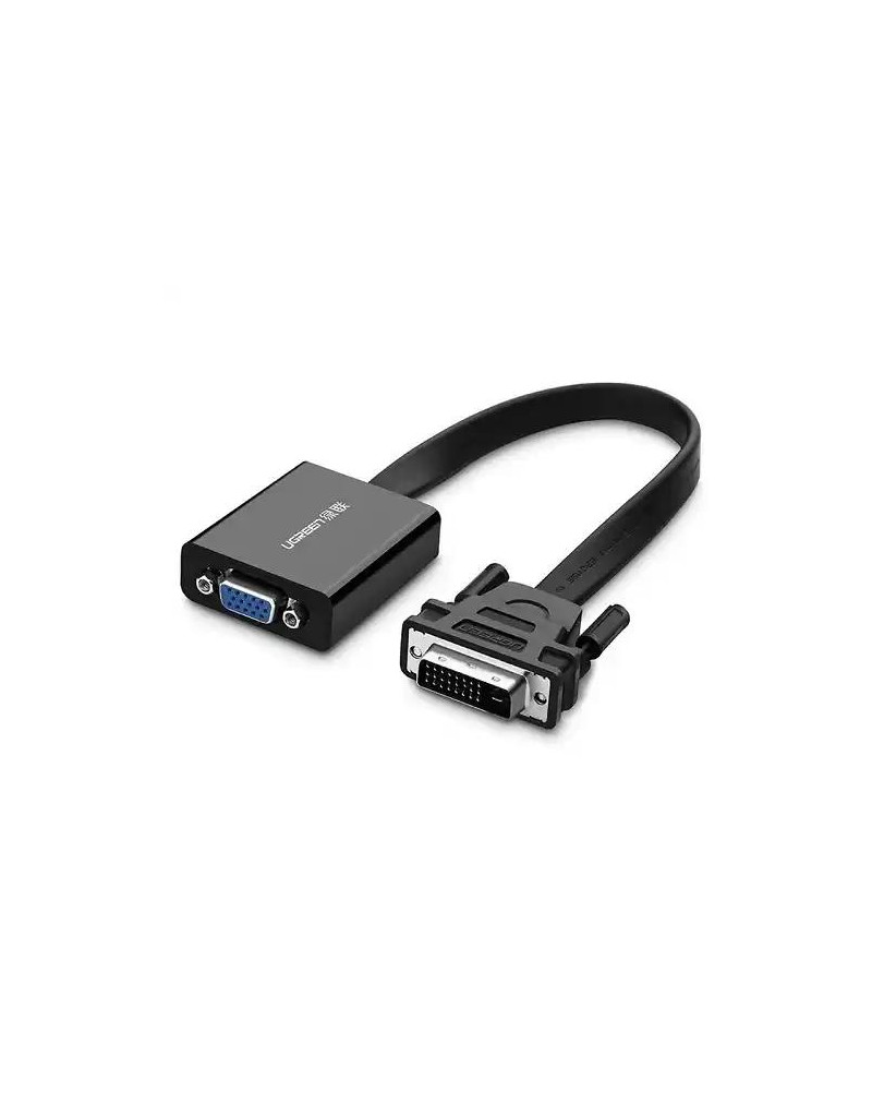 Adapter konverter DVI-D - VGA Ugreen MM108 flat kabl  - 1