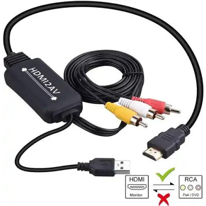 Kabl HDMI-AV konverter kettz KT-HAV1-1-8M  - 1