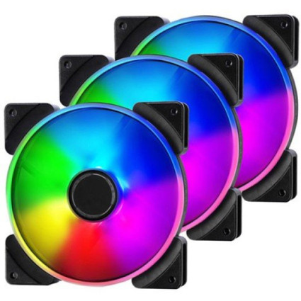 Ventilator Fractal Design Prisma AL-14 ARGB PWM 3-Pack, FD-FAN-PRI-AL14-PWM-3P  - 1