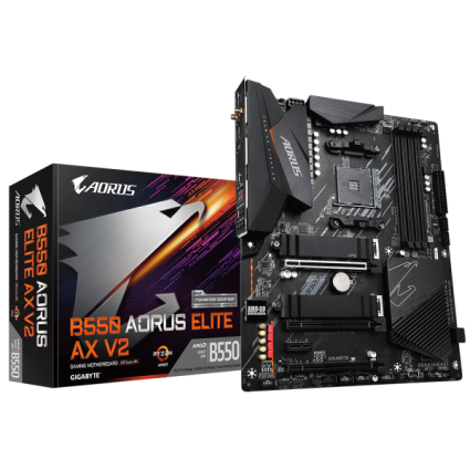 MB AM4 GIGABYTE B550 AORUS ELITE AX rev. 2.0  - 1