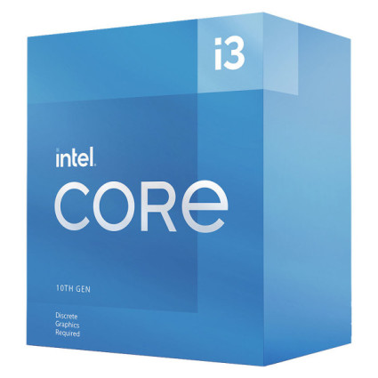 CPU S1200 INTEL Core i3-10105F 4cores 3.7GHz (4.4GHz) Box  - 1