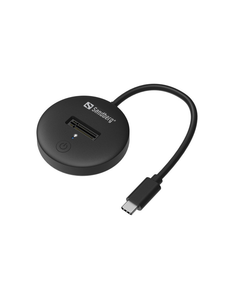 USB 3.2 Dock Sandberg za M.2+NVMe SSD 136-47 - 1 USB 3.2 Dock Sandberg za M.2+NVMe SSD 136-47 - 1