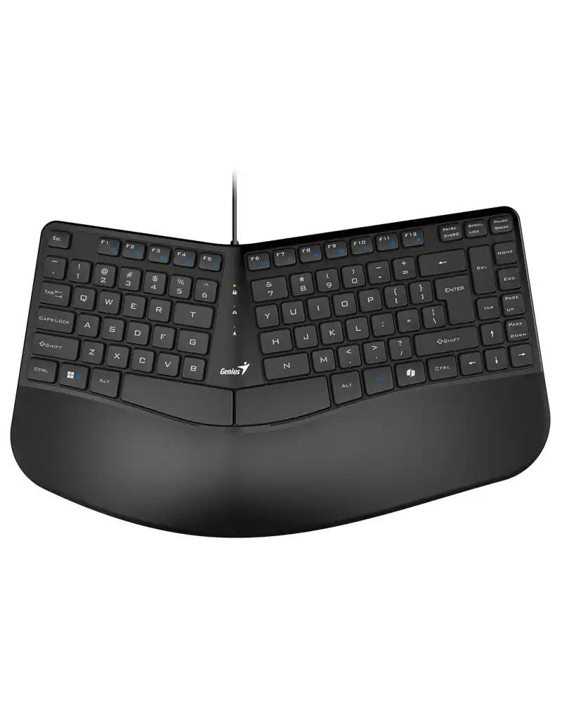 Ergonomska tastatura Genius KB-700 USB YU Crna  - 1