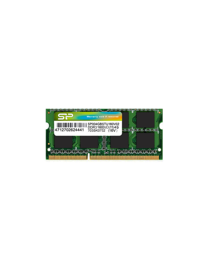 RAM SODIMM DDR3 8GB 1600MHz Silicon Power SP008GBSTU160N02 - 1 RAM SODIMM DDR3 8GB 1600MHz Silicon Power SP008GBSTU160N02 - 1