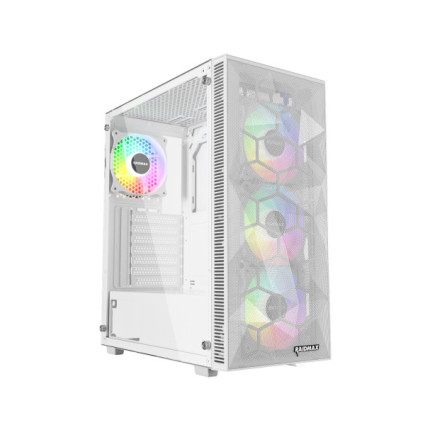 Kuciste Raidmax Talos window/White, 4x 120mm FRGB/650W/RT650RGBW  - 1