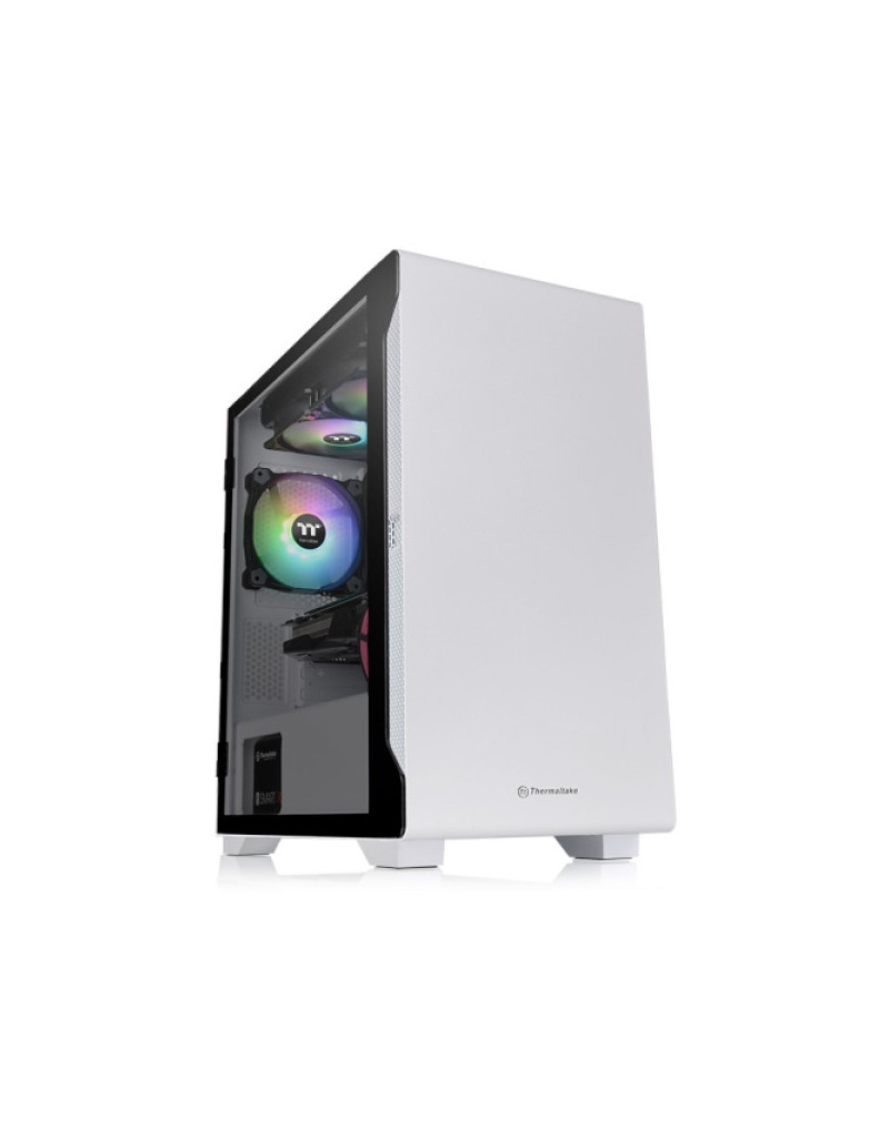 Kućište Thermaltake S100 TG Snow/White/Win/SPCC/Tempered Glass*1/120mm/bez PSU  - 1