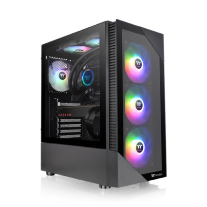 Kućište Thermaltake View 200 TG ARGB x3/Black/Win/SPCC/Tempered Glass/bez PSU  - 1