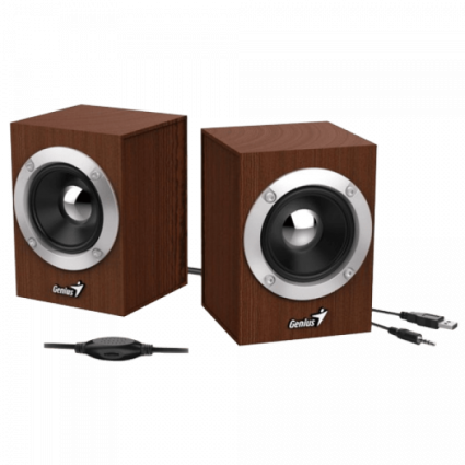 Zvucnici 2.0 Genius SP-HF280 USB Wood  - 1