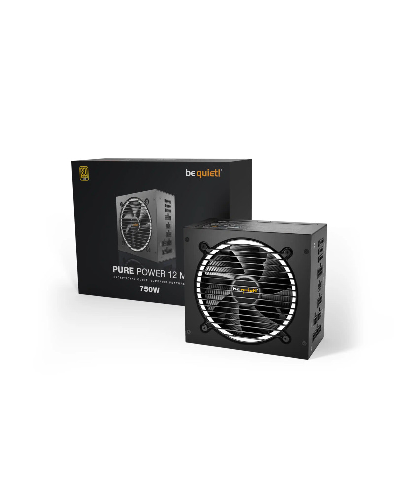 Napajanje Be Quiet Pure Power 12 M750W BN343 Gold  Modularno ATX3-0  - 1