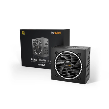 Napajanje Be Quiet Pure Power 12 M 1000W BN345 Gold Modularno ATX 3-0  - 1