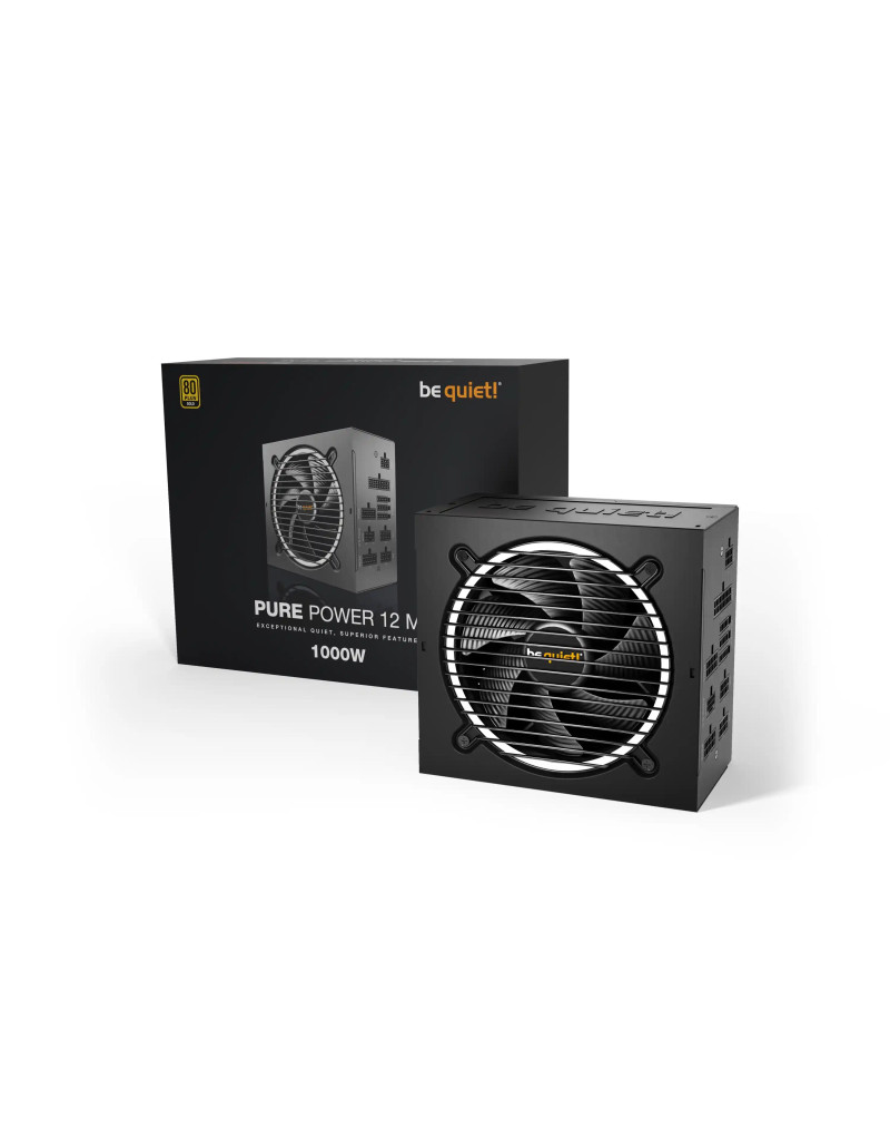 Napajanje Be Quiet Pure Power 12 M 1000W BN345 Gold Modularno ATX 3-0  - 1