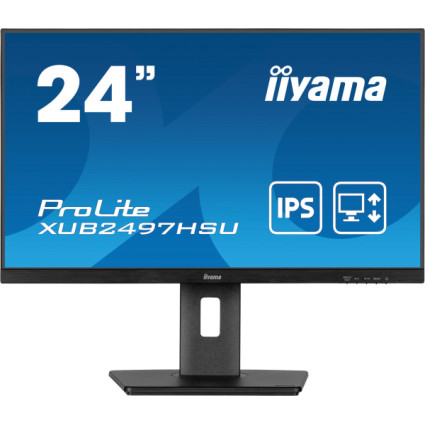 Monitor 23.8" Iiyama XUB2497HSU-B2 IPS 1920x1080/100Hz/1ms/HDMI/DP/USB/zvučnici  - 1