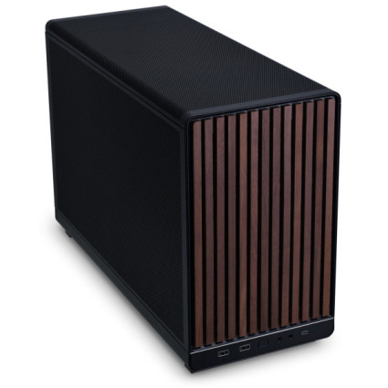 Kućište Lian Li DAN A3 mATX /Crno, A3-mATX Black & WOOD  - 1